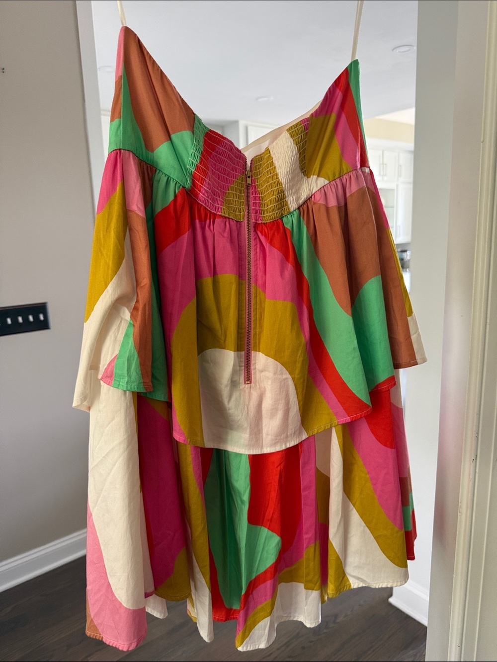 CROSBY by Mollie Burch Colorful Strapless Dress - Picture 2 of 5